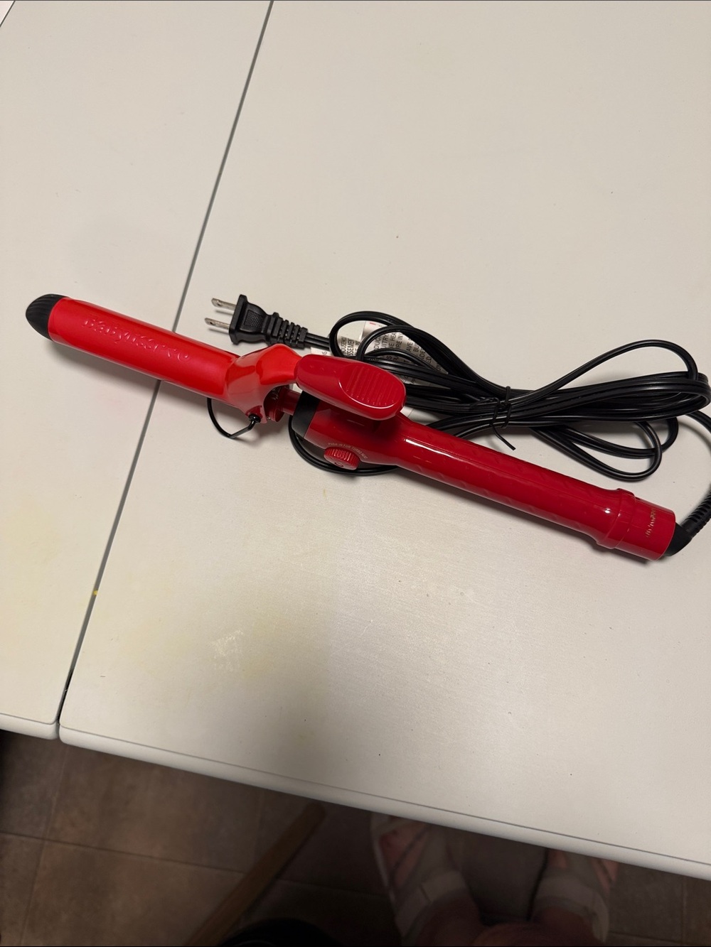 Red Hair Curling Iron - BabyLissPro